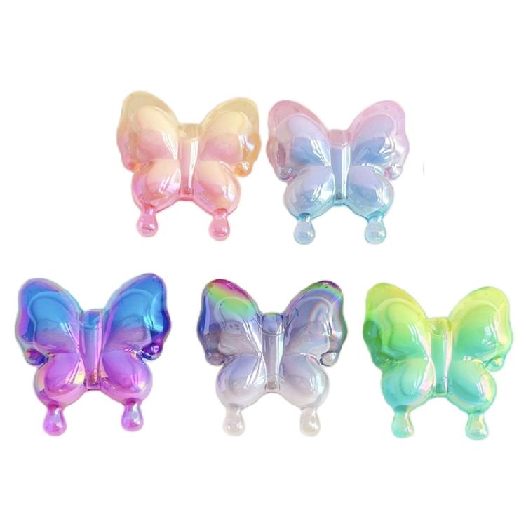 Butterfly Scattered Beads Color Loose Bead Phone Bracelet Accessories Materials