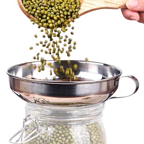 Stainless Steel Funnel - Wide Mouth Food Funnel | Jam Funnel, Kitchen Canning Funnel, Food Funnel, Spice Funnel
