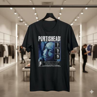 Portishead Dummy Album T-Shirt Trip Hop Vintage Band T-Shirt - T320