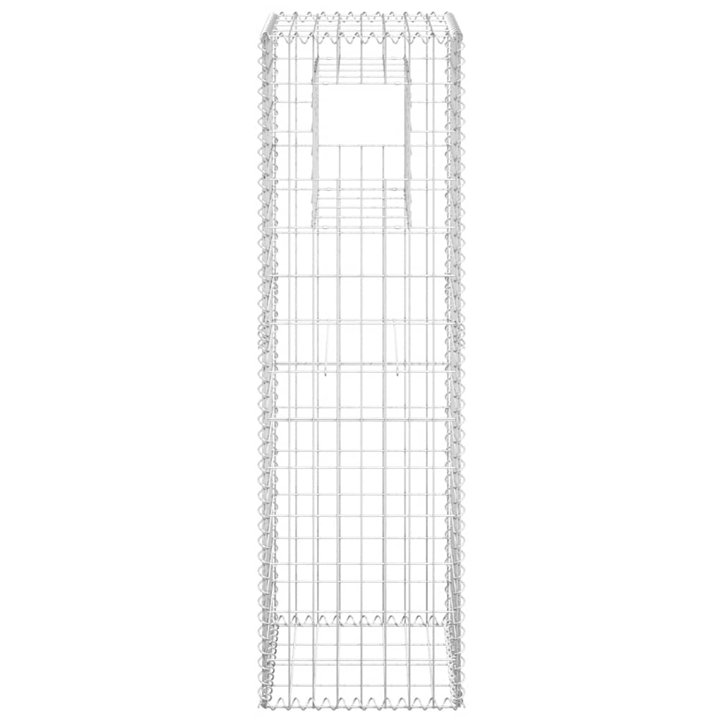Vidaxl Słupki Gabionowe, 2 Szt., 40X40X140 Cm, Żelazo