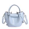 Mini Bucket Handbag for Women Fashionable Drawstring Tote Bag with Adjustable Shoulder Strap Casual Daily Use Bag