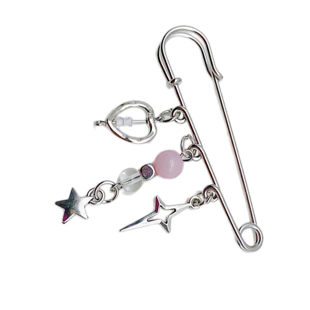 Fish Star Shells Pendant Brooch Sweater Pin Fashion Clothing Pin Decorative Lapel Pin Clothes Jewelry Fashion Accessory
