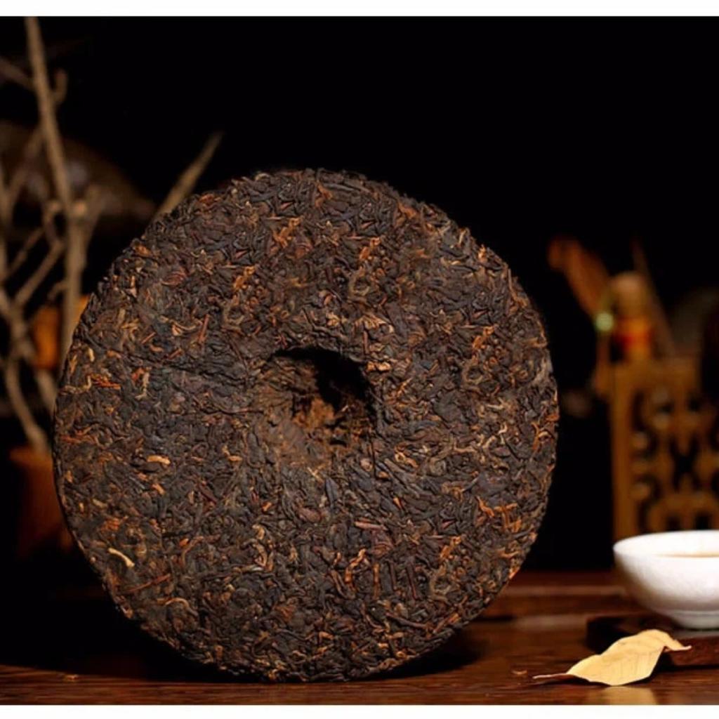 2009 Ripe Pu-erh Heaven Earth Menghai Royal Golden Buds Old Arbor King Tea 357g