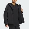 Adidas Solid Color Hooded Sports Jacket Men Jackets Black IZ1592