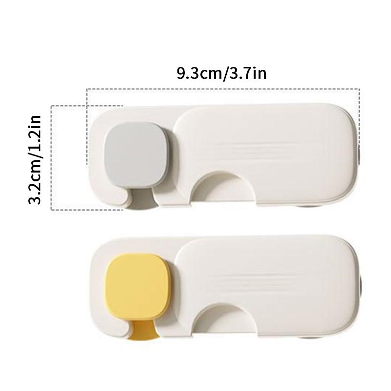 1 Stück Baby Anti-Quetschhand Schranktürschnalle Zuhause Kühlschrankschloss Multifunktions-Schubladensicherungen für Kindersicherheitsschutz