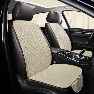 Housse de siège de voiture en tissu respirant en lin Four Seasons General Motors housse de siège coussin de protection de siège de voiture intérieur de voiture