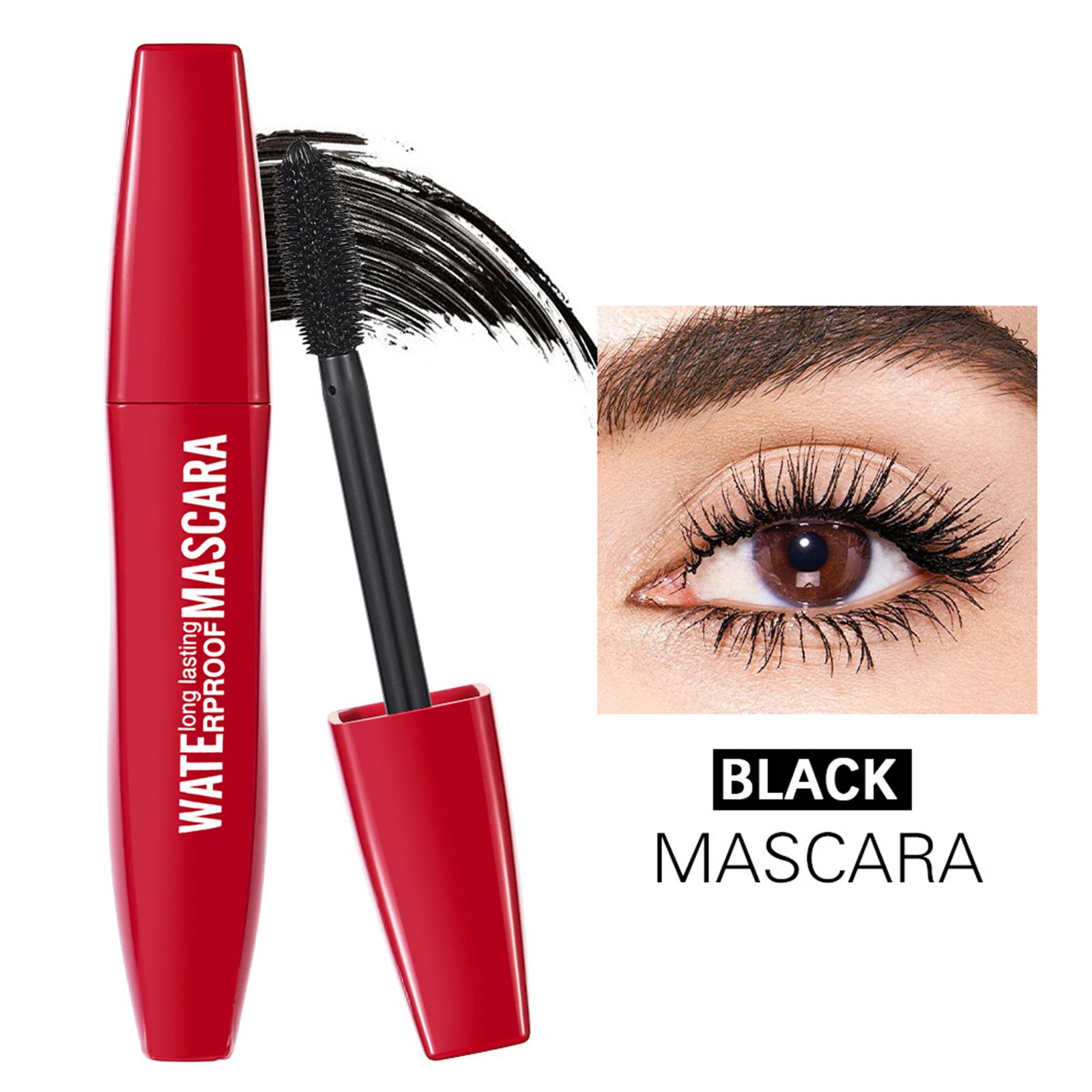 

Precision Brush Waterproof Mascara Smudge Proof No Flaking No Clumping Volumizing Lengthening Eye Makeup Cosmetics One Size