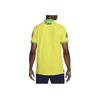 Nike Solid Color Logo Embroidered Short Sleeve Polo Shirt Men Tops Yellow DH4937-740