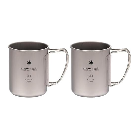 Кружка Snow Peak Titanium Single Mug 220 [Емкость 220 мл] ( 2)