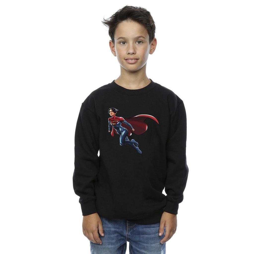 DC Comics Boys The Flash Supergirl Sweatshirt