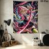 Demon Slayer Wall Tapestry Aesthetic Wall Hanging Printed Fabric Blanket Decorative Tapestries For Bedroom Living Room Home Decor