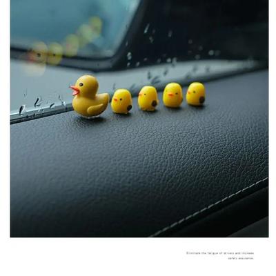 5 stücke Auto Mini Kleine Gelbe Ente Kuckuck Huhn Rückspiegel Dashboard Ornamente Frau Mann Geschenk Auto Zubehör Lustige