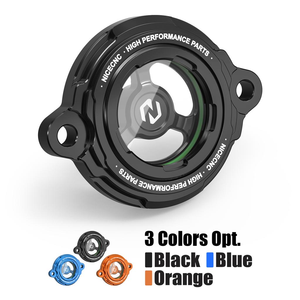 NICECNC Motorcycle Oil Filter Cap Cover for KTM 690 790 890 990 1050 1190 1290 Husqvarna 701 901 Gasgas 700
