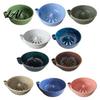 Strainer Bowl for Cherry Tomatoes Self Spinning Berry Washing Bowl 360 Degree Vortex Cleaning And Drainage Fresh Fruit Drain Spinner Ceramic