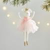 Crowned Angel Hanging Decoration Plush Girl Mouse Doll Pendant For Christmas Decorations