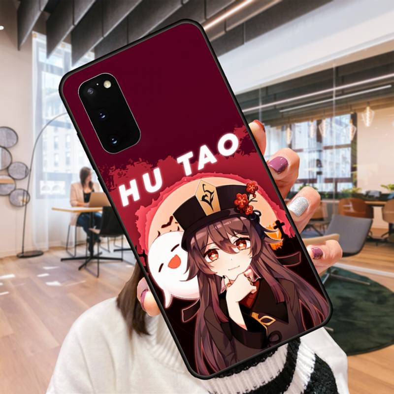 

Чехол для телефона Genshin Impact HUTAO для Samsung Galaxy S9 S9plus S20 5G S20 ULTRA 5G S20 Plus 5G S21 S30 Samsung S30ultra 5G