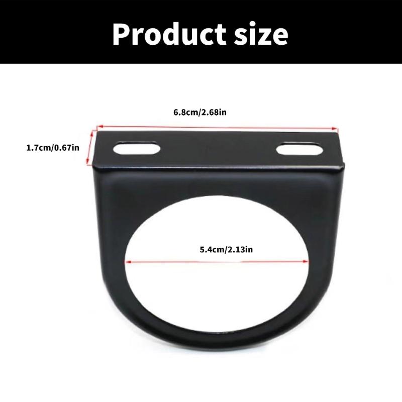 Sturdy 2.1 Inch Metal Gauge Mounting Support Bracket Holder Pod for Enhancing Vehicle Interior Aesthetics Automotive Use