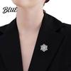 Black And White Brooch Snowflake Full Diamond Multifunctional Jewelry
