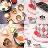 30-Piece Stainless Steel Cookie Cutter Set - Heart, Star, Flower Molds for DIY Baking