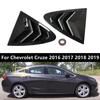 For Chevrolet Cruze 2016 2017- ABS Plastic Rear Window Quarter Louver Scoop Cover Side Vent Trim Car Adhesive Accessories