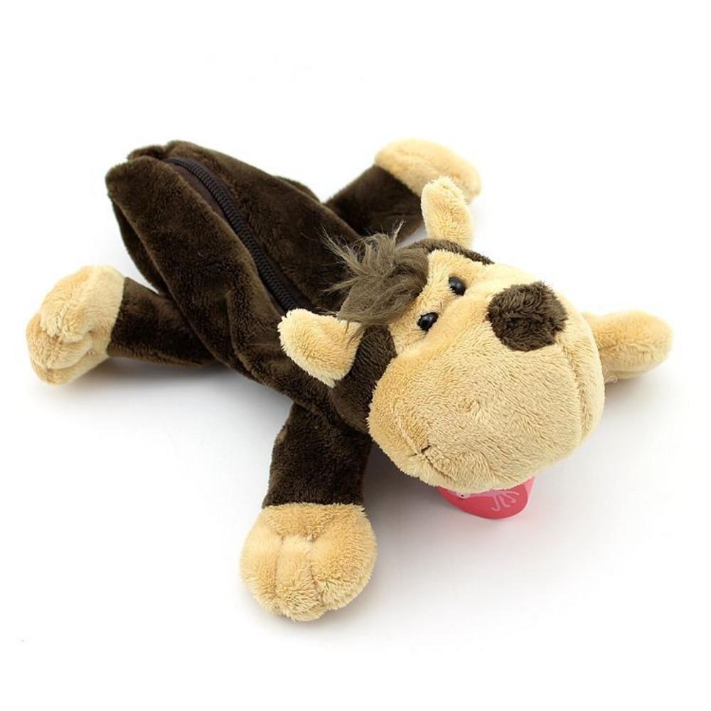 Animal Shape Pen Bag Plush Stationery Bag Cartoon Stationery Organizer  Back To School