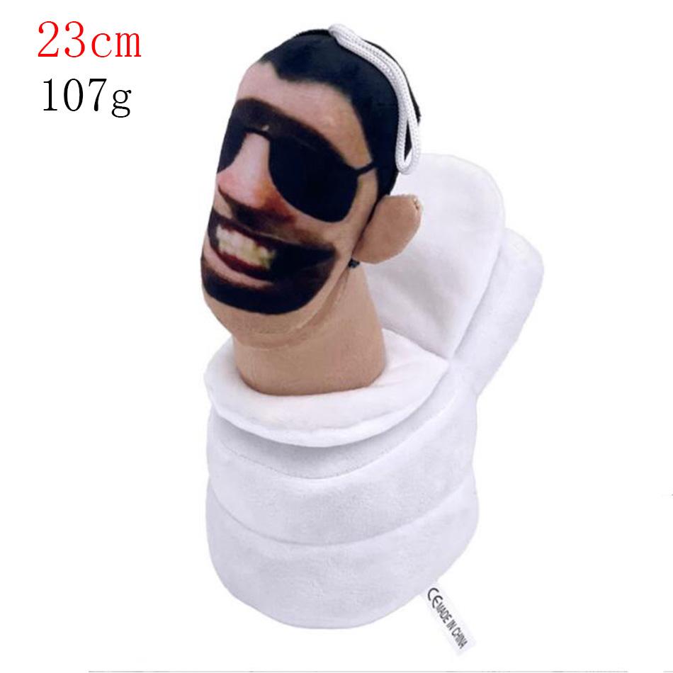 

23-30 см Skibidi туалет плюшевые игрушки персонажи мультфильмов куклы мягкая игрушка мультяшная кукла Рождественский подарок на день рождения для детей