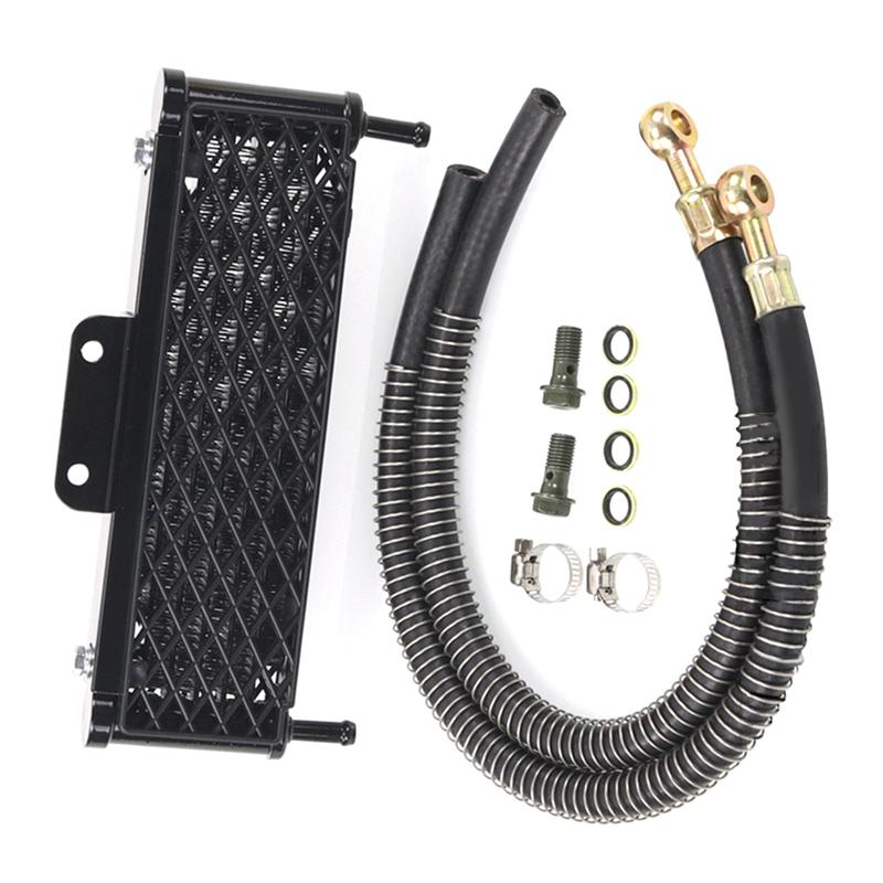 Top Sale Motorcycle Radiator Interface Engine Oil Cooler 50-160Cc ATV Oil Cooling