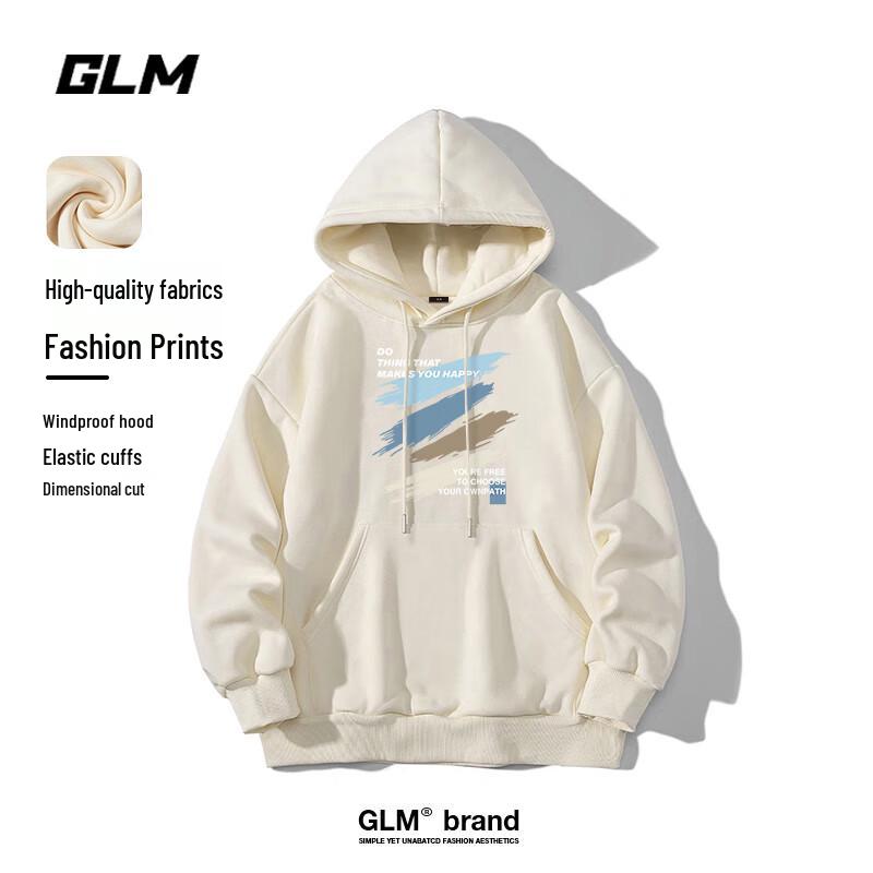 

GLM Men s Trendy Casual Round Neck Hoodie 2XL