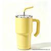 304 Stainless Steel Car Thermos Cup with Handle - Large Capacity, Cold Insulation, Outdoor Vehicle Ice Buster