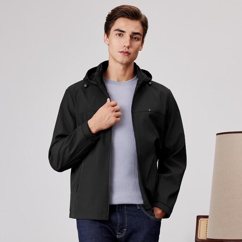 Men's Detachable Hooded Windproof Jacket