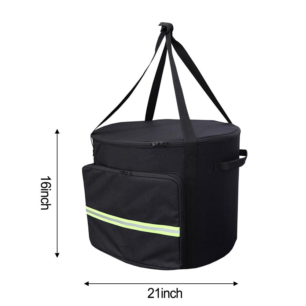 Wasserdichte Oxford-Stoff-Tragetasche für 14-Zoll-Pizzaofen mit internen Gurten zur Sicherung des Ofens und zusätzlichen Aufbewahrungstaschen