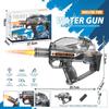 Summer Outdoor Shooting Game Toys For Kids Battery Powered Electric Water Gun Transparent  Children Automatic Water Spray Guns