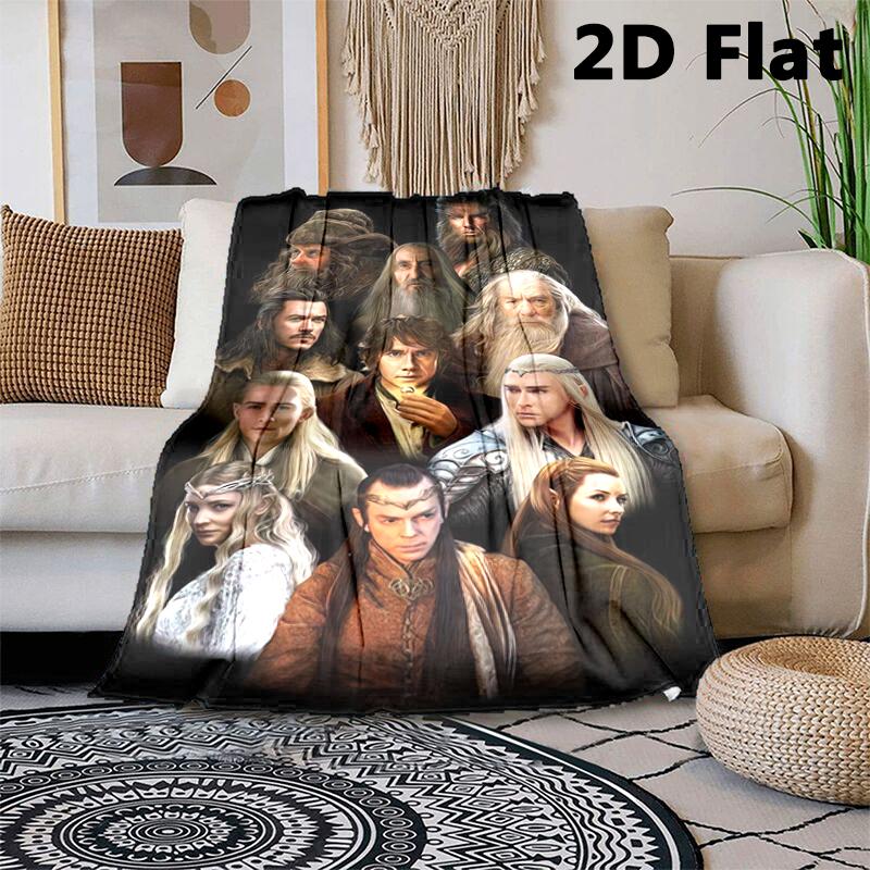 1PC The Lord of the Rings Blanket, All-season Lightweight Home Office Outdoor Nap Multifunctional Blanket, Christmas Gifts
