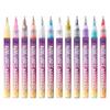 Quick-Dry Nail Art Graffiti Pen - Acrylic Marker for Flowers & Candy Colors, No Baking Lamp Needed.