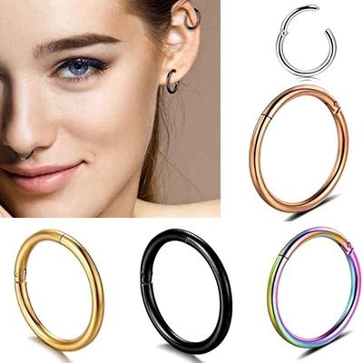 Boucles d'oreilles créoles pour femme et homme, bijoux en argent sterling 925, 1,2 mm, tendance.