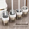 Long-Handle Household Bathroom Toilet Brush Set for Deep Cleaning