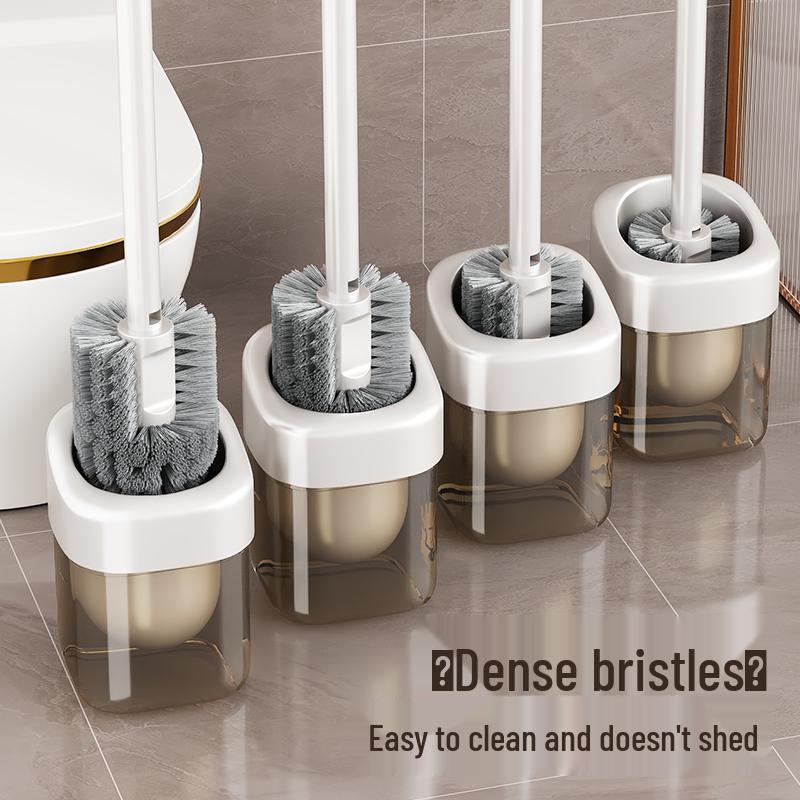 Long-Handle Household Bathroom Toilet Brush Set for Deep Cleaning