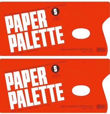 Holbein Paper Palette S Size X 2 Packs Mini (with Stickers)