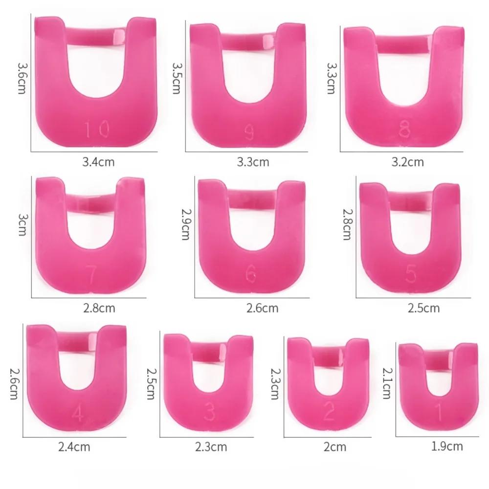 26pcs/set 10 Sizes G Curve Shape Nail Protector Varnish Shield Finger Cover Spill-Proof French Stickers Manicure Nail Clips