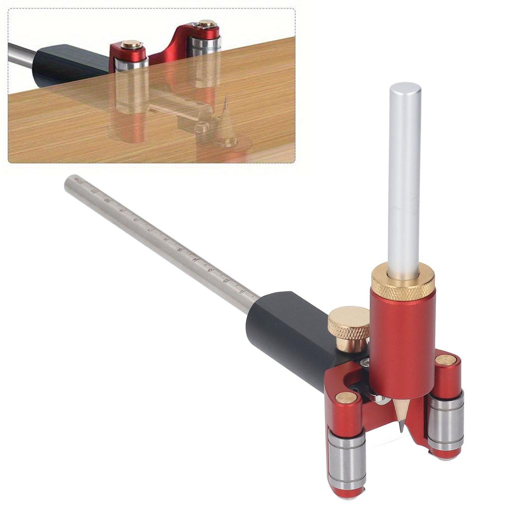 Multi Function Scribing Tool 0 To 120mm Linear Arc Dual Purpose Scriber for Ceramics Iron Acrylic Wo