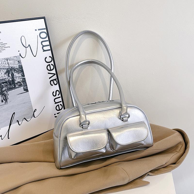 

Сумка большой вместимости женская весна-лето новый модный нишевый дизайн на плечо подмышку сумка высокого класса сумка для боулинга