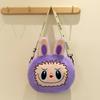 New Rabu Plush Bag Cartoon Cute Handbag Shoulder Bag Crossbody Bag for Children's Girlfriend