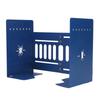 4pcs Bookends Slim Retractable Metal Desktop Book Stand Book Storage Folder Bookend Support for