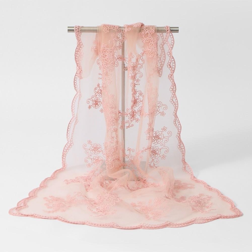 Korean Version Sunscreen Shawl Retro Female Headscarf Literary Women's Lace Scarf
