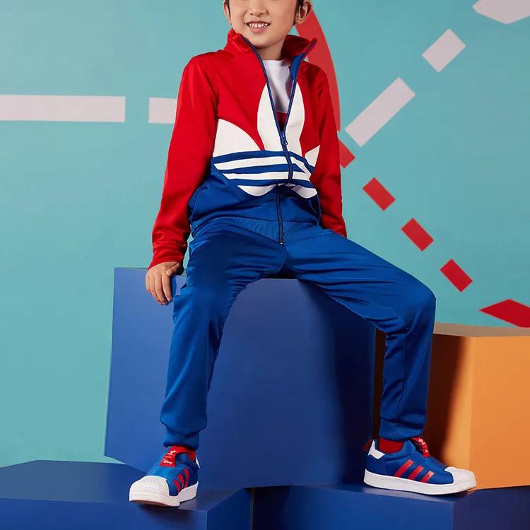 adidas Originals Moderate Casual Sportswear Kids' Royal Blue (Unisex) Casual Sportswear Sets GN6791