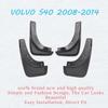 Mud flaps for Volvo s40 mudguard fenders volvo s40 Mud flap splash Guard Fender S40 mudguards car accessories Front Rear 4 PCS