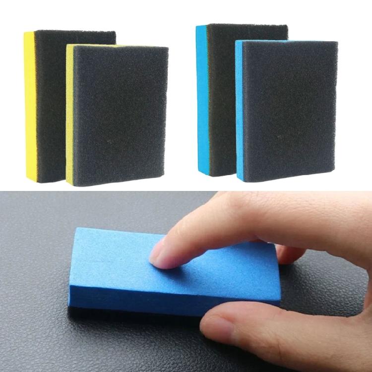 2pcs Vehicle Waxing Pad Sponges Car Ceramic Coating Applicator Sponge Auto Detailing Accessories Crystal Plating Sponge