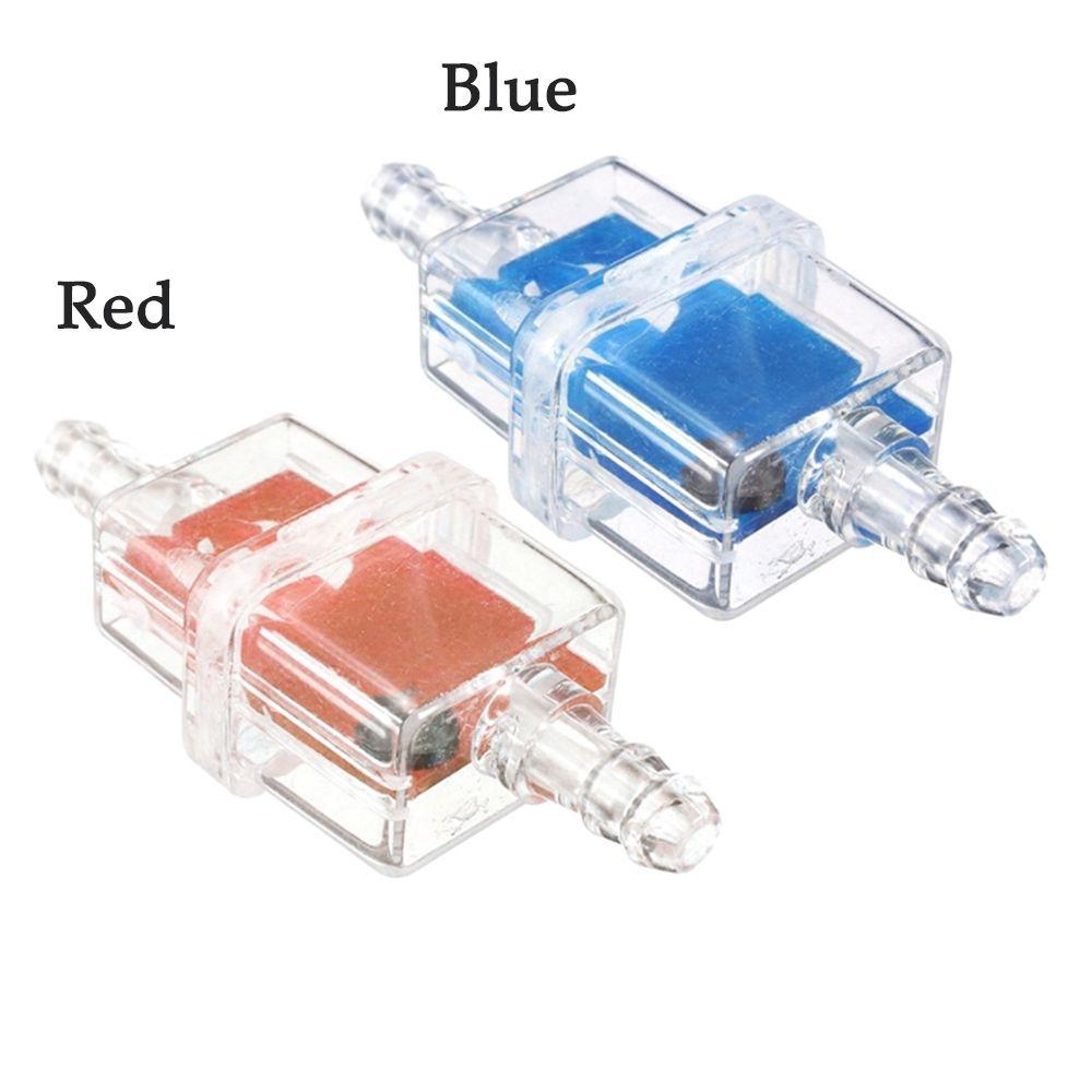 

2pcs Square Oil Filter Plastic Gas Filter Universal Fuel Filter Motorbike Moped Scooter червоний