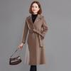 Women's 100% Wool Double-faced Mid-Length Coat
