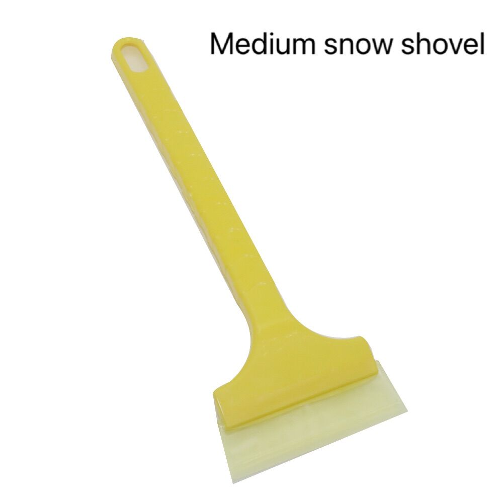 Car Mounted Long Handled Cow Tendon Snow Shovel Winter Snow Shovel De Icing And Defrosting Stainless Steel Snow Shovel